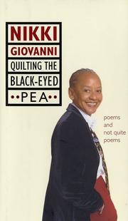 Cover of: Quilting the Black-Eyed Pea: Poems and Not Quite Poems