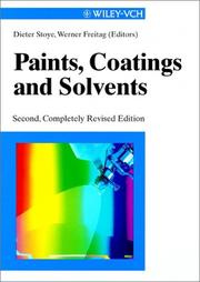Paints, coatings, and solvents by Dieter Stoye