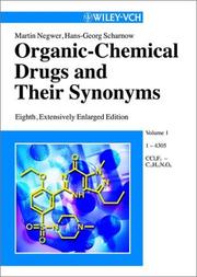 Cover of: Organic-chemical drugs and their synonyms by Martin Negwer