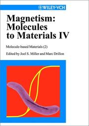 Cover of: Magnetism: molecules to materials