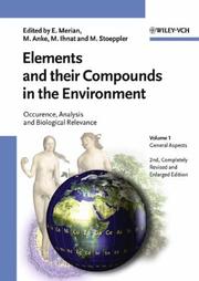 Elements and their compounds in the environment