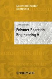 Cover of: Polymer Reaction Engineering V | Joao B. P. Soares