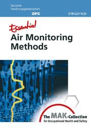 Essential air monitoring methods from the MAK-Collection for occupational health and safety