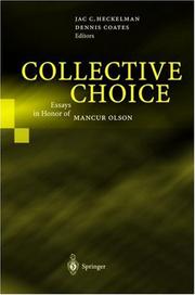 Cover of: Collective Choice: Essays in Honor of MANCUR OLSON
