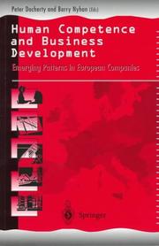 Human competence and business development : emerging patterns in European companies