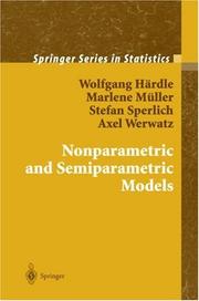 Nonparametric and semiparametric models