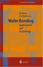 Wafer bonding : applications and technology