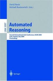 Automated reasoning : second international joint conference, IJCAR 2004