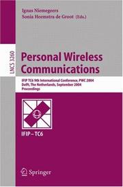 Personal wireless communications : IFIP-TC6 9th International Conference, PWC 2004