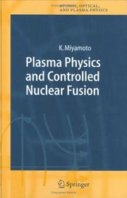 Cover of: Plasma Physics and Controlled Nuclear Fusion