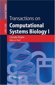 Transactions on computational systems biology I