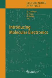 Cover of: Introducing Molecular Electronics (Lecture Notes in Physics)