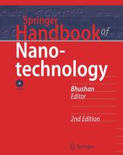 Cover of: Springer Handbook of Nanotechnology