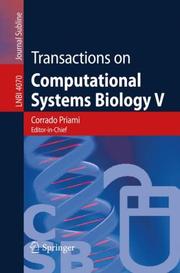 Transactions on computational systems biology V