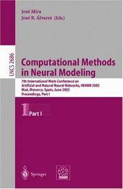 Proceedings : 7th International Work-Conference on Artificial and Natural Neural Networks, IWANN 2003, Maó, Menorca, Spain, June 3-6, 2003