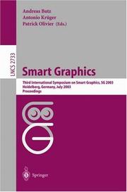 Smart graphics : third international symposium on smart graphics, SG 2003, Heidelberg, Germany, July 2-4, 2003 : proceedings