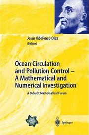Cover of: Ocean Circulation and Pollution Control - A Mathematical and Numerical Investigation | JesГєs Ildefonso DГaz