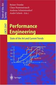 Performance engineering : state of the art and current trends