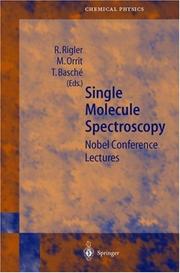 Cover of: Single Molecule Spectroscopy