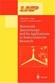 Cover of: Nanoscale Spectroscopy and Its Applications to Semiconductor Research