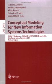 Conceptual modeling for new information systems technologies : ER 2001 workshops HUMACS, DASWIS, ECOMO, and DAMA, Yokohama, November 27-30, 2001 : revised papers