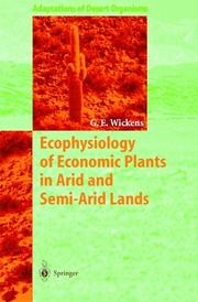 Ecophysiology of economic plants in arid and semi-arid lands