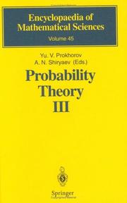 Probability Theory III : stochastic calculus