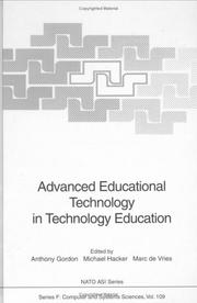 Advanced educational technology in technology education