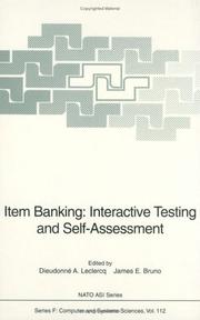 Item banking : interactive testing and self-assessment