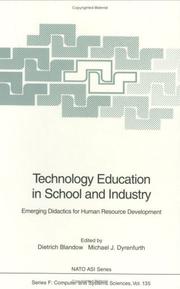 Technology education in school and industry : emerging didactics for human resource development