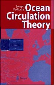 Ocean Circulation Theory by Joseph Pedlosky