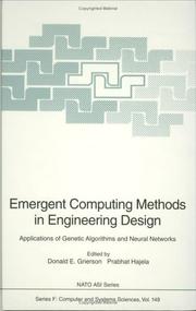 Emergent computing methods in engineering design : applications of genetic algorithms and neural networks