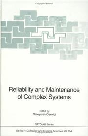 Reliability and maintenance of complex systems