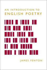 An Introduction to English Poetry by James Fenton