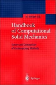 Handbook of computational solid mechanics : survey and comparison of contemporary methods