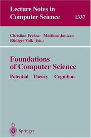 Foundations of computer science : potential - theory -cognition