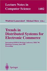 Trends in distributed systems for electronic commerce : international IFIP/GI working conference, TREC'98, Hamburg, Germany, June 3-5, 1998, proceedings