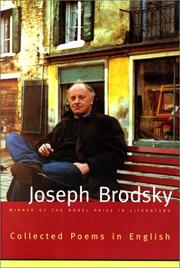 Collected poems in English by Joseph Brodsky