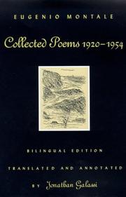 Cover of: Collected poems, 1920-1954