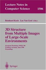 3D structure from multiple images of large-scale environments : European Workshop, SMILE'98, Freiburg, Germany, June 6-7, 1998 : proceedings