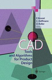 Cover of: CAD tools and algorithms for product design