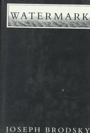 Cover of: Watermark by Joseph Brodsky