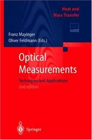 Optical measurements : techniques and applications