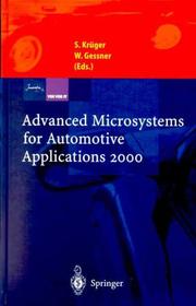 Cover of: Advanced Microsystems for Automotive Applications 2000 (VDI-Buch)