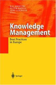 Cover of: Knowledge Management: Best Practices in Europe