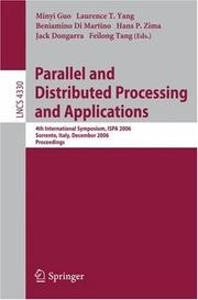 Parallel and distributed processing and applications : 4th international symposium, ISPA 2006 Sorrento, Italy, December 2006 proceedings