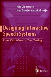 Designing interactive speech systems : from first ideas to user testing