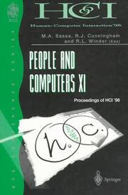 People and computers XI : proceedings of HCI '96