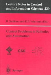 Control problems in robotics and automation