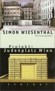 Cover of: Projekt--Judenplatz Wien: zur Konstruktion von Erinnerung